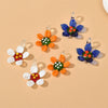 Glass Glaze Handmade Sunflower Pendant Necklace Accessories