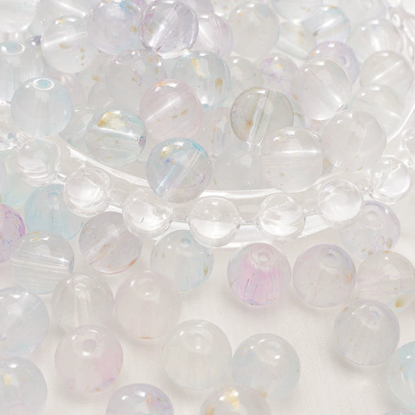 Glass Glaze Natural Style Loose Beads For Diy Handmade Jewelry Accessories