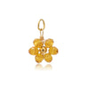Glass Glaze Plant Flower Inlay Pendant Jewelry Accessories