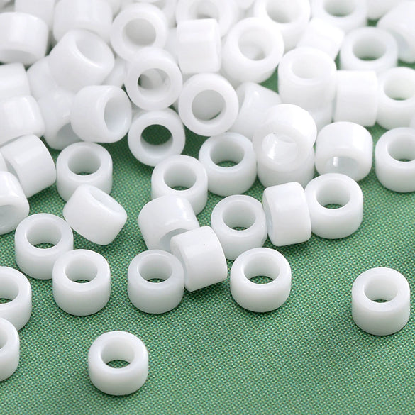Glass Glaze Round Beads For Diy Handmade Beaded Bracelet Necklace Accessories