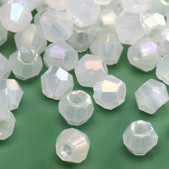 Glass Glaze Round Beads For Diy Handmade Beaded Bracelet Necklace Accessories