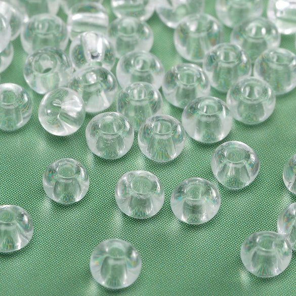 Glass Glaze Round Beads For Diy Handmade Beaded Bracelet Necklace Accessories