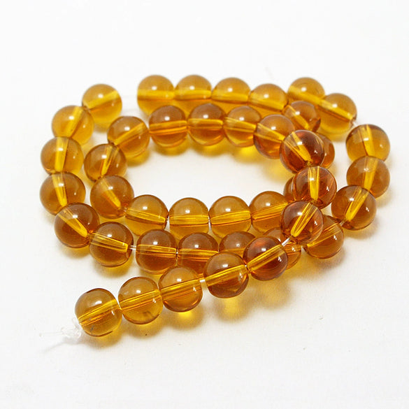 Glass Glaze Round Beads Handmade Jewelry Material For Bracelet Necklace