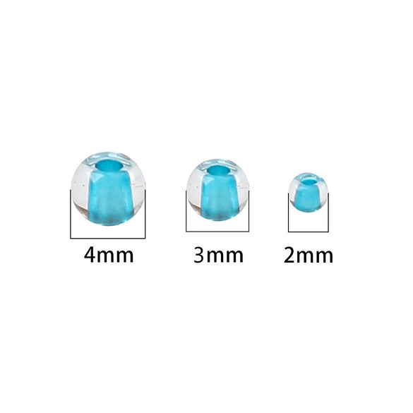 Glass Glaze Silver Filled Loose Beads Handmade Jewelry Accessories For Diy Bracelet Necklace Pendant