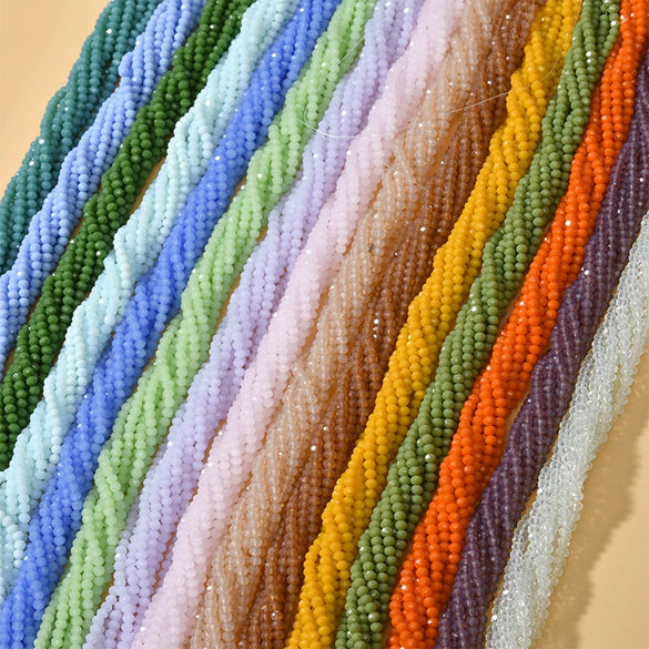 Glass Glaze Spring Style Wheel Beads For Diy Jewelry Accessories