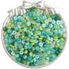 Glass Glaze Wheel Beads For Diy Handmade Bracelet Necklace Mobile Phone Chain Accessories Geometric Style