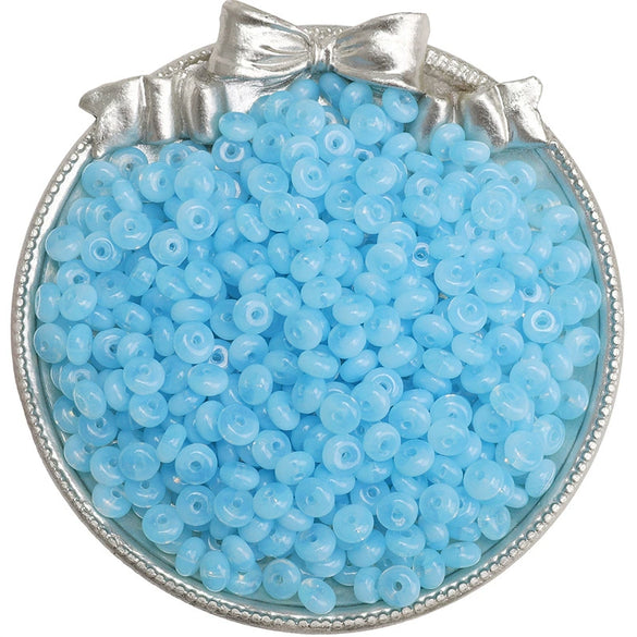 Glass Glaze Wheel Beads For Diy Handmade Bracelet Necklace Mobile Phone Chain Accessories Geometric Style