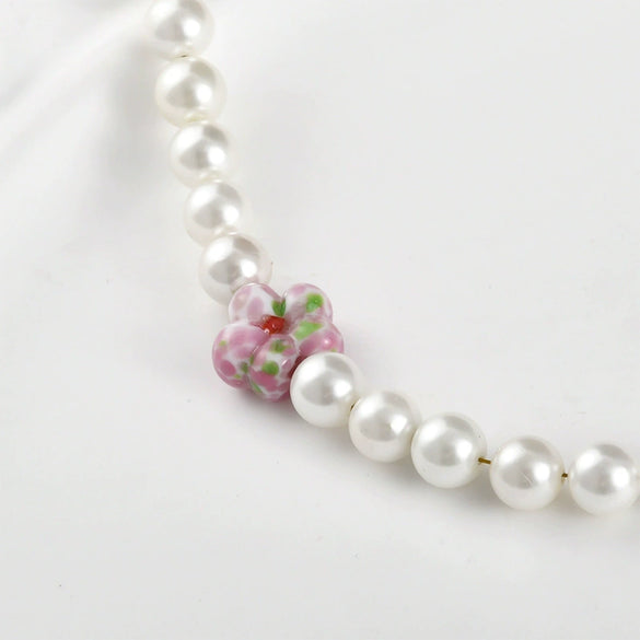 Glass Glazed Natural Style Straight Hole Beads Handmade Jewelry Accessories
