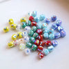Glass Glazed Oildripped Oval Eye Pattern Jewelry Accessories For Diy Necklace And Bracelet