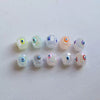 Glass Glazed Oildripped Oval Eye Pattern Jewelry Accessories For Diy Necklace And Bracelet