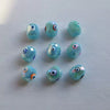Glass Glazed Oildripped Oval Eye Pattern Jewelry Accessories For Diy Necklace And Bracelet