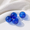 Glass Glazed Round Beaded Bracelet And Ear Accessories Handmade Material