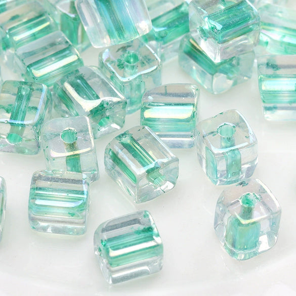 Glass Glazed Round Beads Diy Handmade Beaded Bracelet Necklace Accessories
