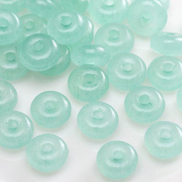 Glass Glazed Round Beads Diy Handmade Beaded Bracelet Necklace Accessories