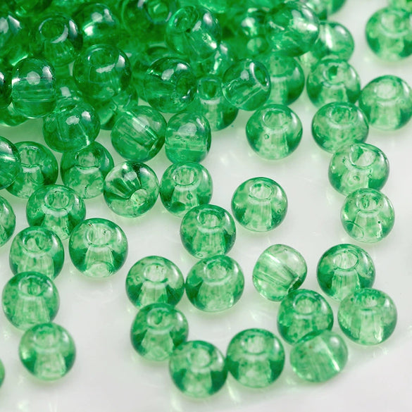 Glass Glazed Round Beads Diy Handmade Beaded Bracelet Necklace Accessories