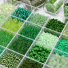 Glass Glazed Round Beads Diy Handmade Beaded Bracelet Necklace Accessories