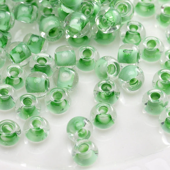 Glass Glazed Round Beads Diy Handmade Beaded Bracelet Necklace Accessories