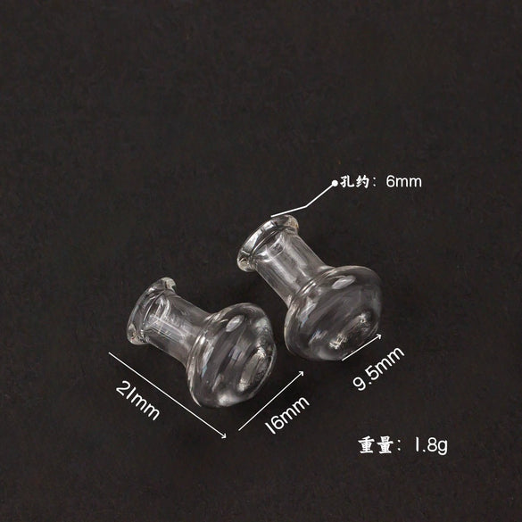 Glass Glazed Small Bottle Pendant Mobile Phone Lanyard Accessories