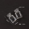 Glass Glazed Small Bottle Pendant Mobile Phone Lanyard Accessories