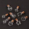 Glass Glazed Small Bottle Pendant Mobile Phone Lanyard Accessories