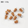 Glass Glazed Small Bottle Pendant Mobile Phone Lanyard Accessories