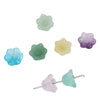 Glass Imitation Jade Natural Style Gradient Color Lily Orchid Beads Gradient Torus Handmade Diy Necklace Bracelet Accessories
