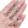 Glass Imitation Jade Natural Style Gradient Color Lily Orchid Beads Gradient Torus Handmade Diy Necklace Bracelet Accessories