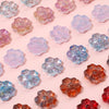 Glass Jewelry Material Package Accessories Handmade Diy Beaded Bracelet Necklace With Flower And Sakura Pattern Beads