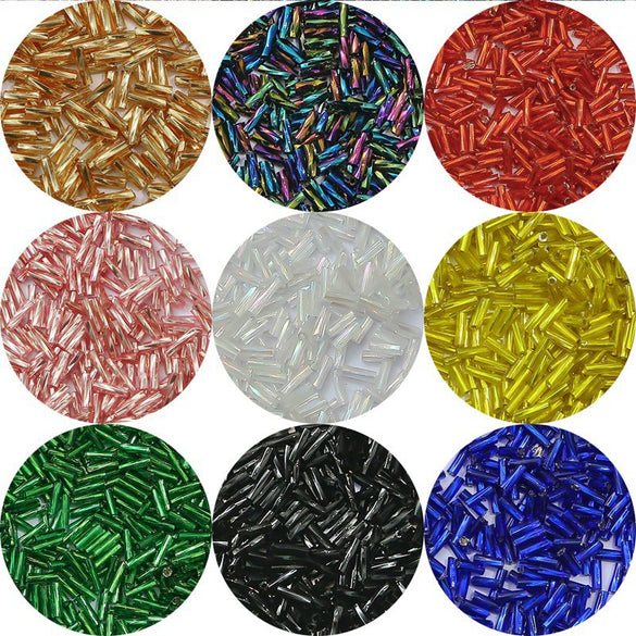 Glass Spiral Tube And Rice Beads Handmade Beading Material For Bracelet Necklace Hairpin Tassel Accessories