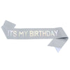 Glitter Cloth Etiquette Belt With Hot Stamping For Party Accessories