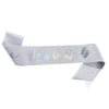 Glitter Cloth Gender Reveal Shoulder Strap Belt With Footprints Of Expectant Mothers And Hot Stamping Craft