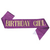 Glitter Cloth Shoulder Strap Etiquette Belt With Bronzing Process