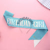 Glitter Cloth Shoulder Strap Etiquette Belt With Hot Stamping