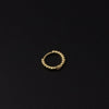 Gloss Bead Ear Buckle Microinlaid Zircon Love Plum Blossom Square Irregular Pierced Earrings Metal Electroplated