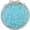 Glossy Round Glass Beads With Glazed Imitation Jade Finish Painted Craft Beads For Diy Bracelet Making