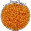 Glossy Round Glass Beads With Glazed Imitation Jade Finish Painted Craft Beads For Diy Bracelet Making