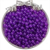 Glossy Round Glass Beads With Glazed Imitation Jade Finish Painted Craft Beads For Diy Bracelet Making