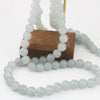 Glossy Round Glass Beads With Glazed Imitation Jade Finish Painted Craft Beads For Diy Bracelet Making