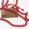 Glossy Round Glass Beads With Glazed Imitation Jade Finish Painted Craft Beads For Diy Bracelet Making