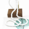 Glossy Round Glass Beads With Glazed Imitation Jade Finish Painted Craft Beads For Diy Bracelet Making