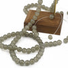 Glossy Round Glass Beads With Glazed Imitation Jade Finish Painted Craft Beads For Diy Bracelet Making