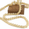 Glossy Round Glass Beads With Glazed Imitation Jade Finish Painted Craft Beads For Diy Bracelet Making