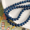 Glossy Round Glass Beads With Glazed Imitation Jade Finish Painted Craft Beads For Diy Bracelet Making