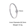 Gold Electroplated Stainless Steel Bracelet With Star Design Modern Minimalist Luxury Non Fading Finish