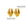Gold Plated Copper Zircon Earrings For Women Hoop Teardrop And Floral Stud Designs With A Stylish Elegant Finish