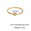 Gold Plated Stainless Steel Bracelet For Women With Geometric Diamond Encrusted Design And Non Fading Light Luxury Style