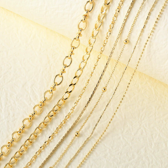 Gold Plated Stainless Steel Minimalist Geometric Necklace Chain Pendant Accessories With Electroplating