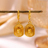 Gold Plated Stainless Steel Star Earrings With Rhinestone Sun Moon Heart Rose And Pearl Details For Women