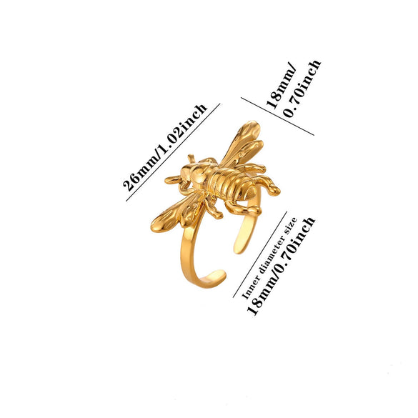 Gold Plated Titanium Steel Open Ring With Colorful Tassel Seashell Tropical Fish Starfish And Pearl Inspired Details For Women