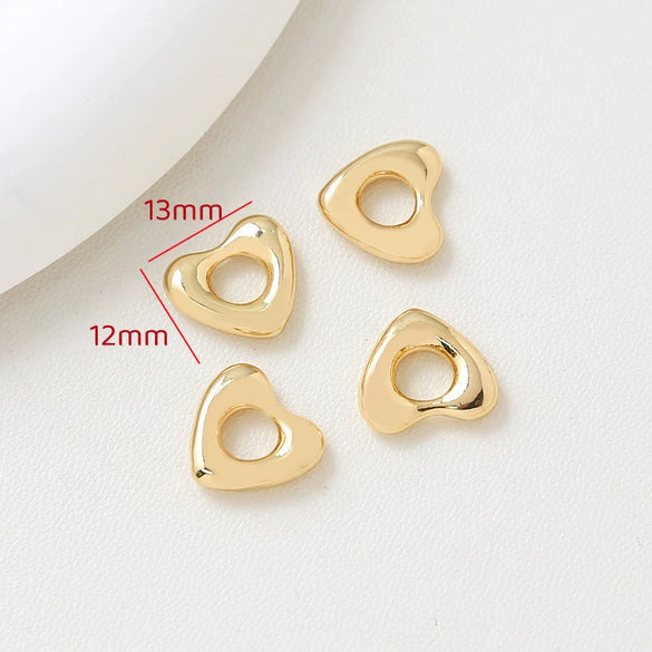 Gold Plated Zircon Bead Pendant Bracelet Diy Handmade Jewelry